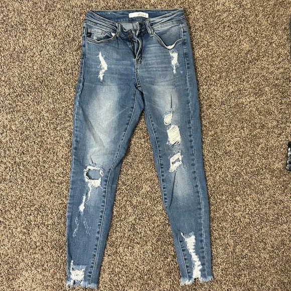 Distressed Skinny Jeans - Picture 2 of 4